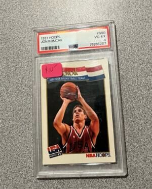 1991 NBA Hoops Jon Koncak #560 USA Basketball PSA 4 VG-EX